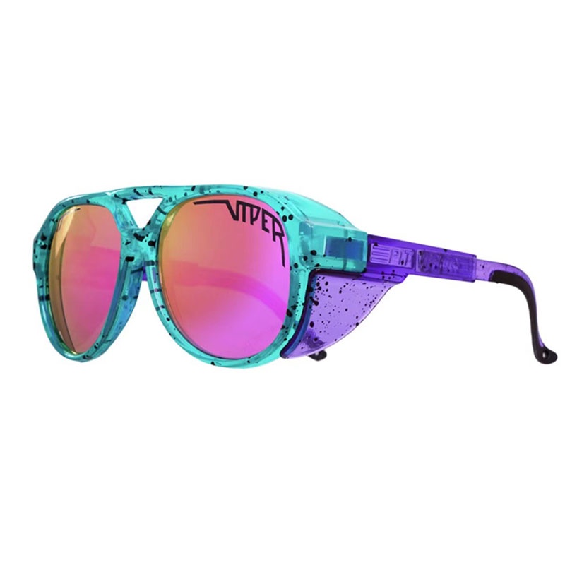 Original Pit Viper Sports Sunglasses Men Mtb Bike Shades Polarized TR90  Mirrored Lens Sun Glasses Women Eyewear Original Case