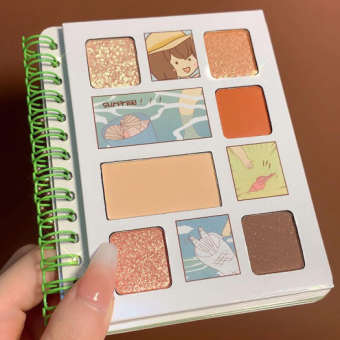 Bảng Phấn Mắt Phối Sẵn 6 Màu NOTE BOOK