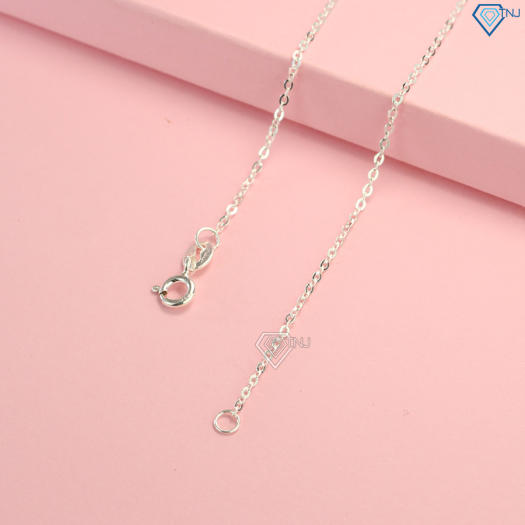 Dây chuyền nữ bạc thật mặt nụ cười - Vòng cổ bạc nữ tầng lớp Itaewon Class DCN0466 - Trang Sức TNJ