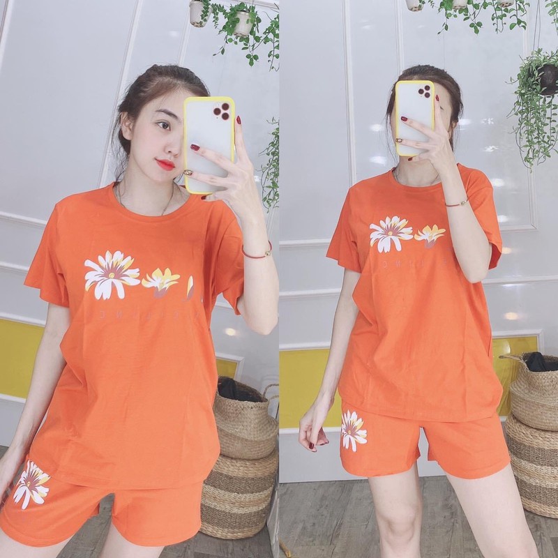 Set bộ xuân hè hoa lá mát mẻ