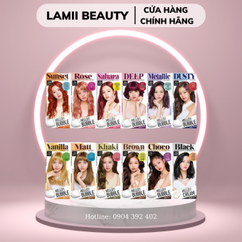 Nhuộm tóc tạo bọt HELLO BUBBLE MISE EN SCENE x BLACKPINK - LAMII BEAUTY