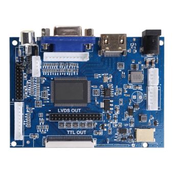 Bảng Điều Khiển LVDS 50 Chân TTL Màn Hình LCD 7/8 Inch Hỗ Trợ Trình Điều Khiển AT070TN90 /92/94 HDMI1.2 Sang VGA 2AV Chiếu Xe Hơi