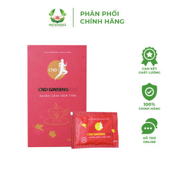Nhân Sâm Hòa Tan CND GINSENG Red Bổ Thận, Tăng Cường Sức Khỏe