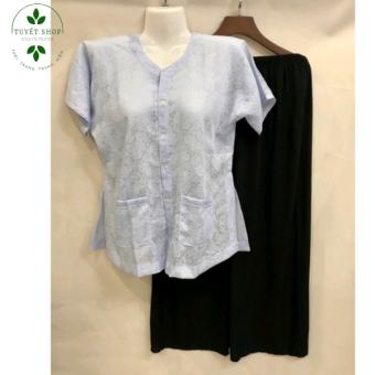 Bộ Quần Áo Bà Ba Thô Phin Nõn Người Già Cao Tuổi