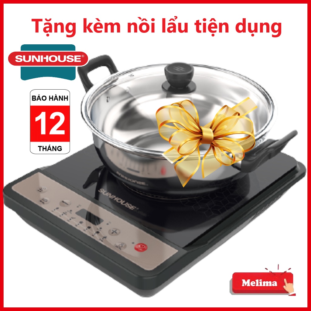 ( GIẢM GIÁ 50% ) BẾP TỪ SUNHOUSE SHD6160,SIÊU TIỆ DỤNG , PHÍM BẤM ĐIỆN TỬ HIỂN THỊ TIẾNG VIỆT DỄ DÀNG SỬ DỤNG ( bảo hành 12 tháng )