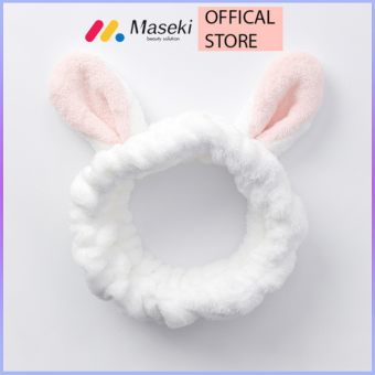 Bờm tóc rửa mặt tai thỏ , băng đô rửa mặt cute mẫu mới