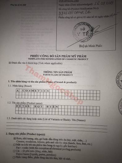 DETOX BỌT BIỂN A COSMETICS