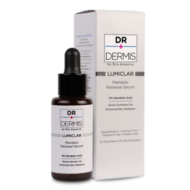 Gambar DR. DERMIS Lumiclar Mandelic Renewal Serum (25ml)