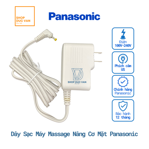 Dây sạc máy massage nâng cơ mặt, cây lăn mặt panasonic ehsp31 ehsp32