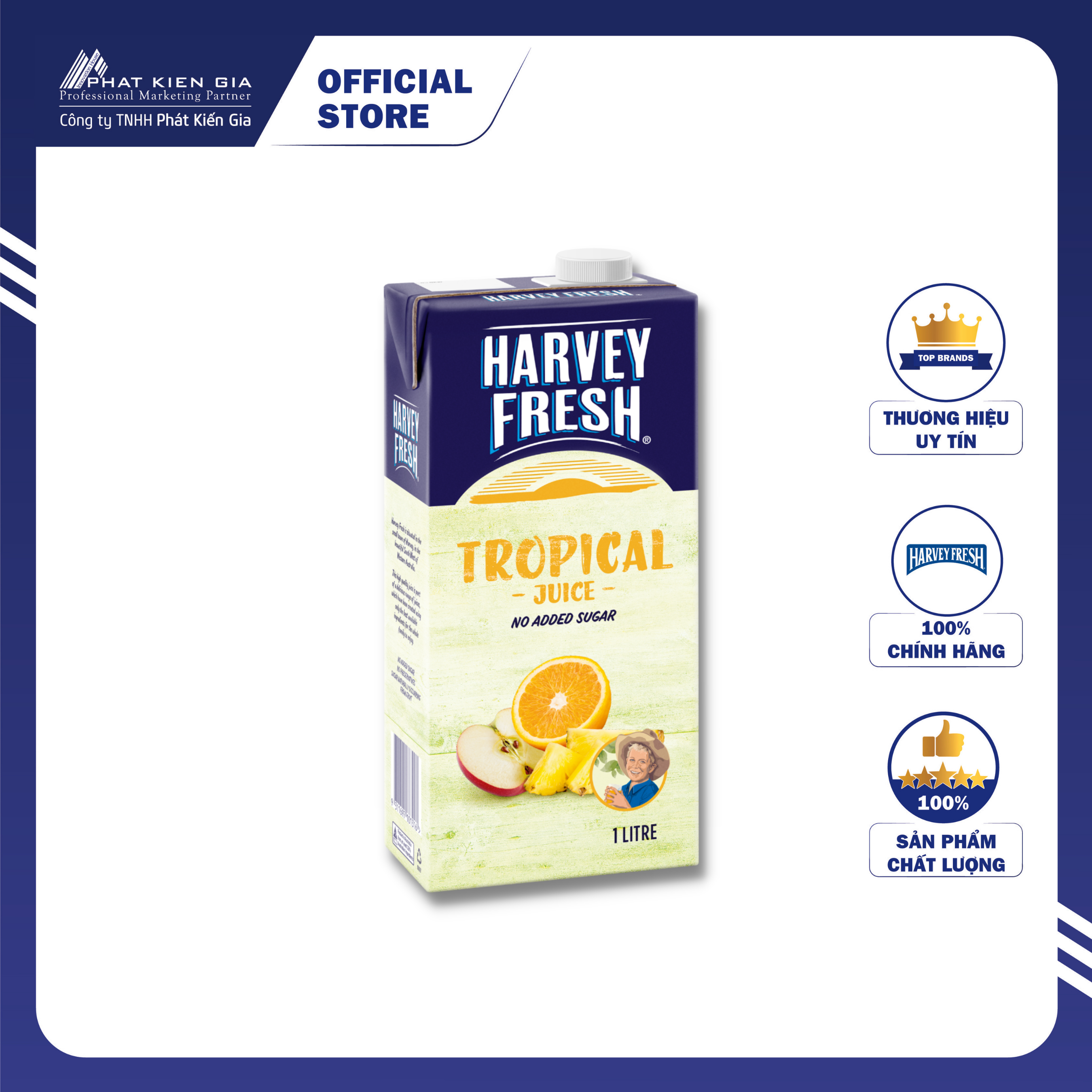 Nước ép trái cây nhiệt đới harvey fresh 1l - date 01/02/2025