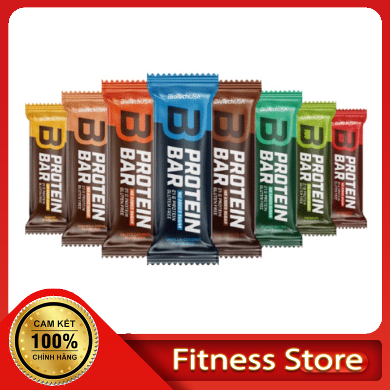 Bánh protein bar biotech usa - giảm cân, tăng cơ, bữa phụ trước tập, ăn vặt ít béo, hạn chế calo, đồ ăn healthy giàu đạm