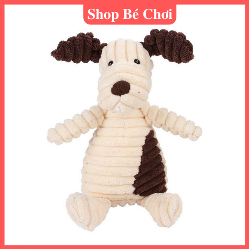 Cún bông ôm ngủ, thú nhồi bông siêu dễ thương cho bé size lớn 40cm