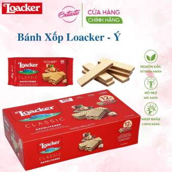 Bánh xốp Loacker nhập khẩu Ý Bánh xốp socola