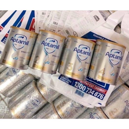 Sữa Aptamil Úc Số 1,2,3,4 Lon 900 Gram Date 2023