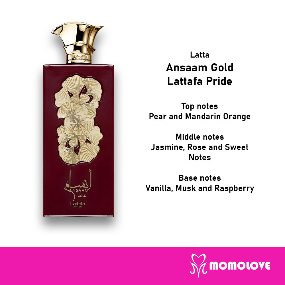Lattafa Pride Ansaam Gold EDP 100ml Women - Momolove