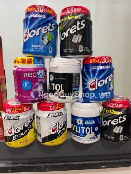 Kẹo cao su singum Clorets vị chanh & bạc hà,  nội địa Nhật Bản(140g)