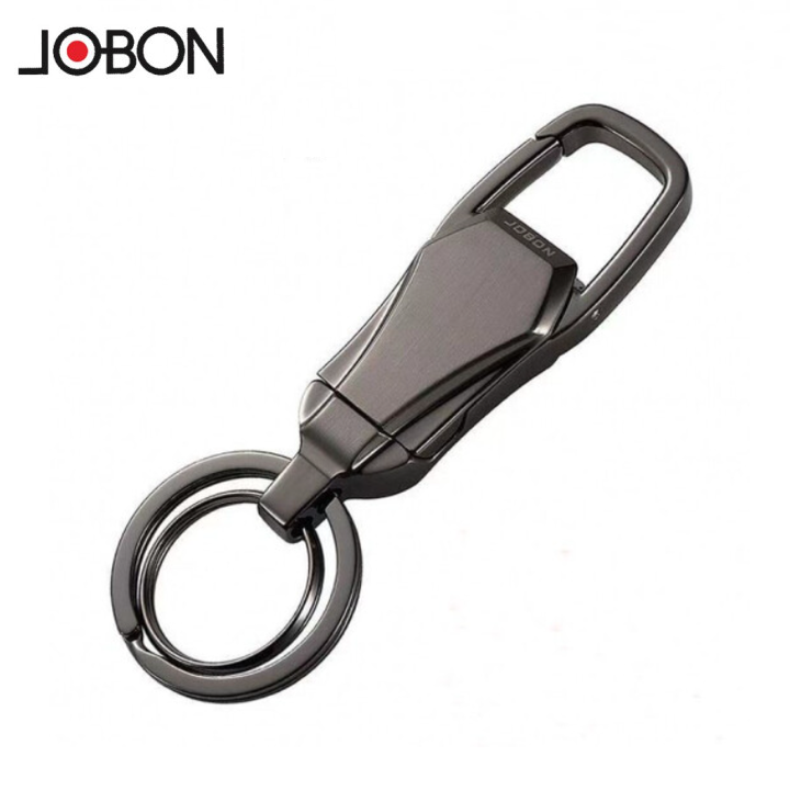 Móc chìa khóa đa năng ô tô, xe máy Jobon ZB-8780 - Chất liệu làm từ thép hợp kim