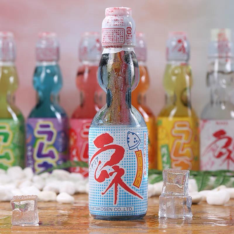 Japan Hatakosen Ramune Marble Soda Drink Original 200ml (Exp : July 2022 ?)