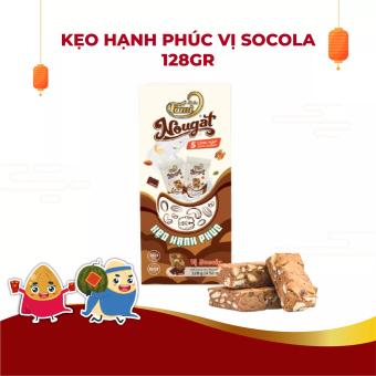 Kẹo Nougat Kẹo ít ngọt FAMINUTS - 5 Loại Hạt Vị Socola Sữa Thơm Ngon