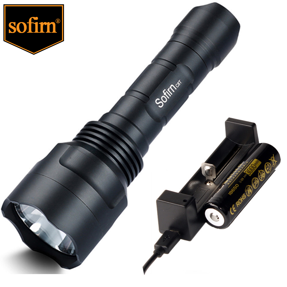 Đèn Pin LED Chiến Thuật Sofirn C8T 18650 Cree XPL HI 1310lm Mạnh Mẽ Với 2 Nhóm Ném Dài 500M