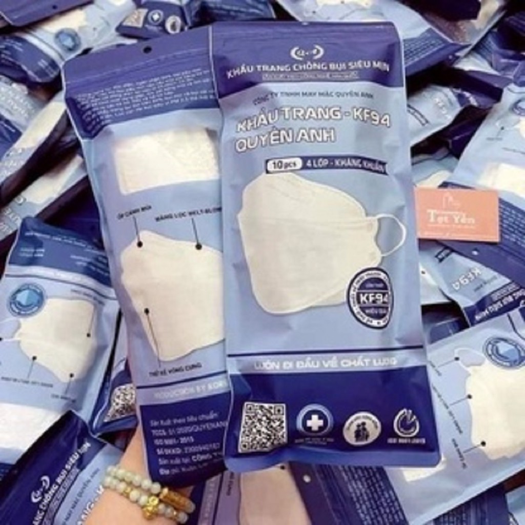 Thùng 300 chiếc khẩu trang y tế, khẩu trang kf94 quyền anh cao cấp kháng khuẩn kháng bụi