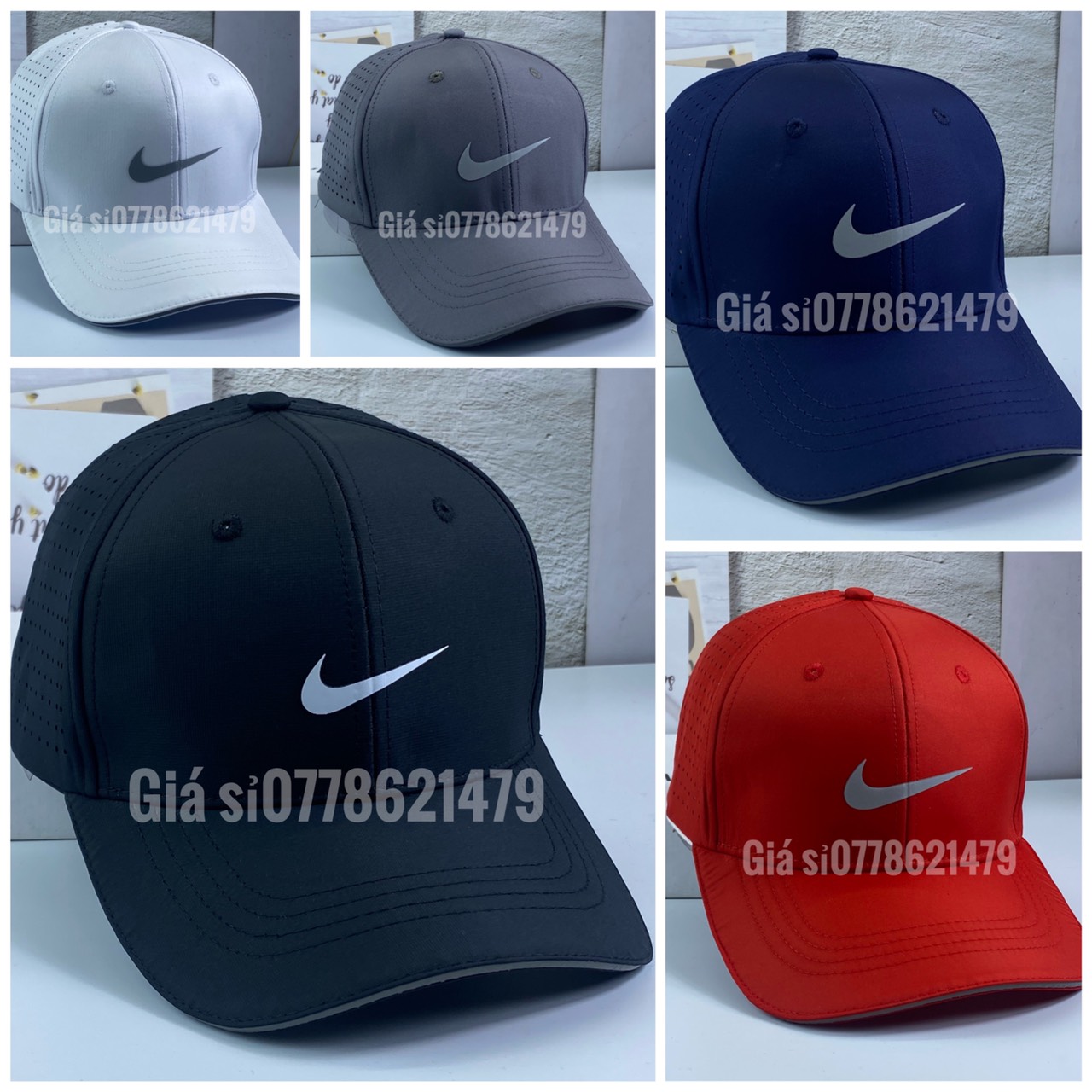 [HCM]Nón/mũ kết lưỡi trai Dù lỗ Nai phát sáng đậm chất thời trang ( hình thật)