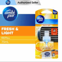 Ambi Pur Pengharum Mobil Fresh & Light Refill 7.5ml