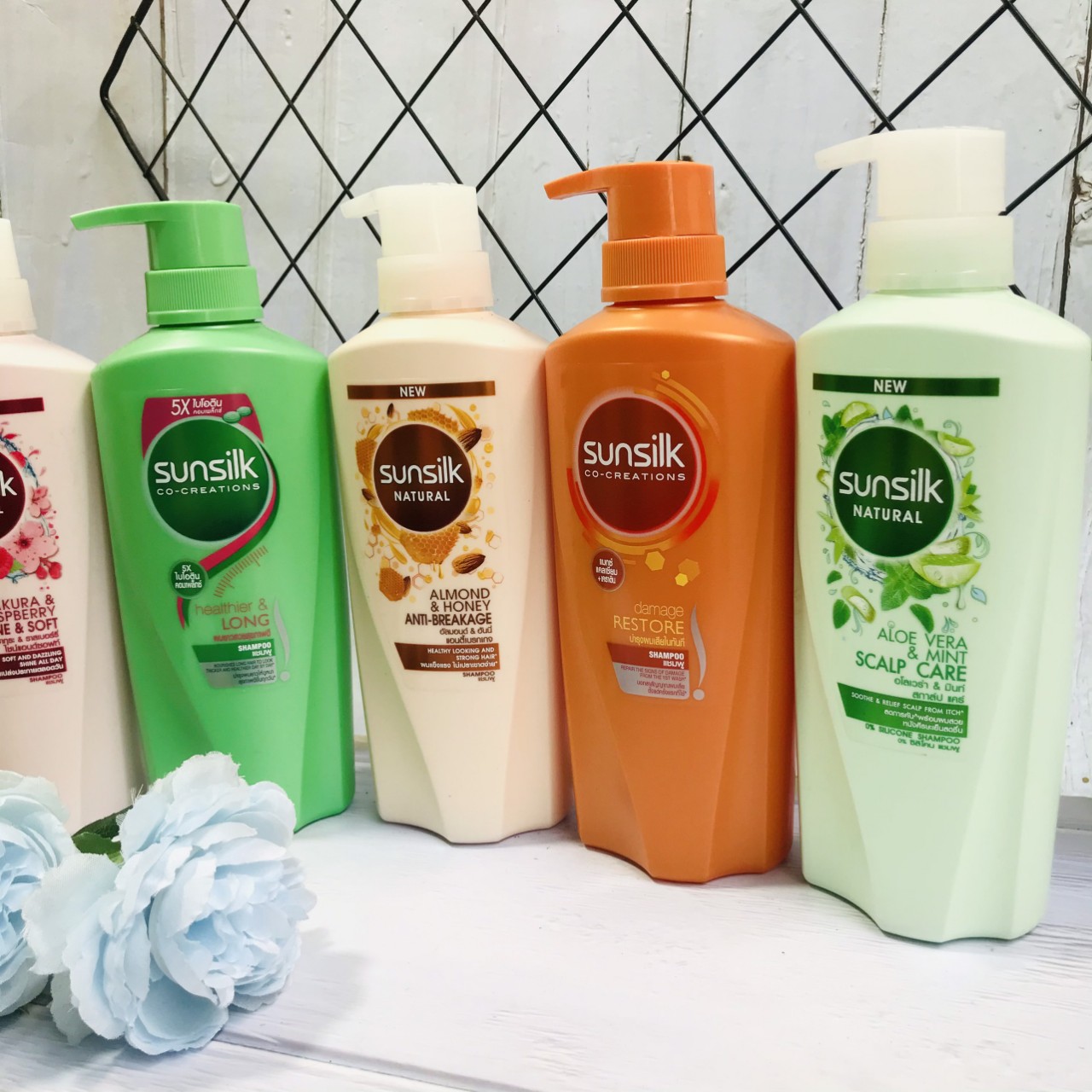 Dầu gội đầu Sunsilk mềm mượt Thái Lan 450ML
