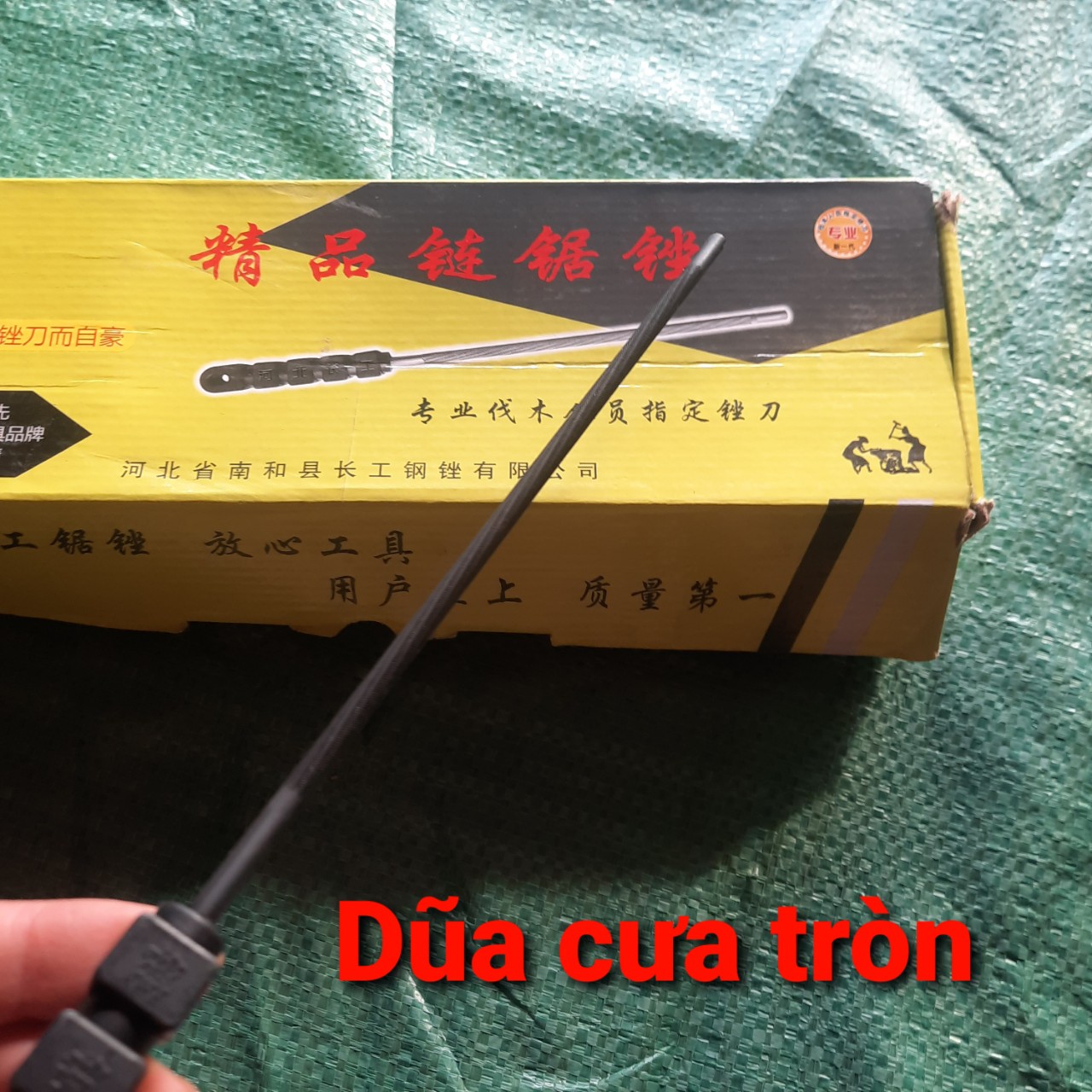 Giũa cưa tròn 4,8mm, sên xích lam cưa, cưa máy