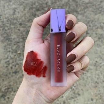 Son black rouge A12 nắp tím- màu đỏ nâu đất-Hàng handmade