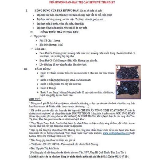 Phá Hương Đan - Bổ thận dương. SET 12 gói nhỏ. 12 lần uống