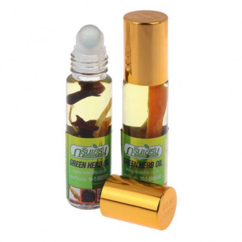 Dầu lăn nhân sâm GREEN HERB OIL Thái Lan 8ml