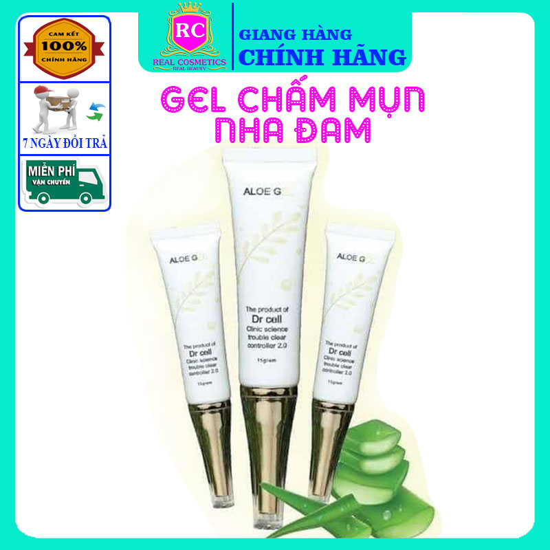 Gel chấm mụn nha đam, giảm nhanh mụn trong vòng 72h, tuype 15gr