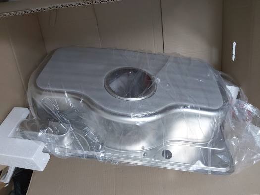 Chậu rửa bát CICO Hàn Quốc 1 hố DJUS-850P (85x51,5cm)