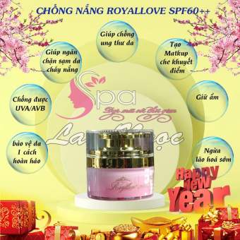 Kem Chống Nắng Thảo Dược Royallove Saffron - Nuôi Dưỡng Da Trắng Sáng, Chống Lão Hóa, Nám, Tàn Nhan, Ngăn Ngừa Mụn