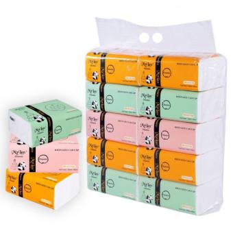 COMBO Khăn Giấy Rút Gấu Trúc MYLAN Cao Cấp, 3 Lớp, Hàng Việt Nam Chính Hãng