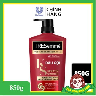 Dầu gội tresemmé vào nếp suôn mượt keratin smooth 850g
