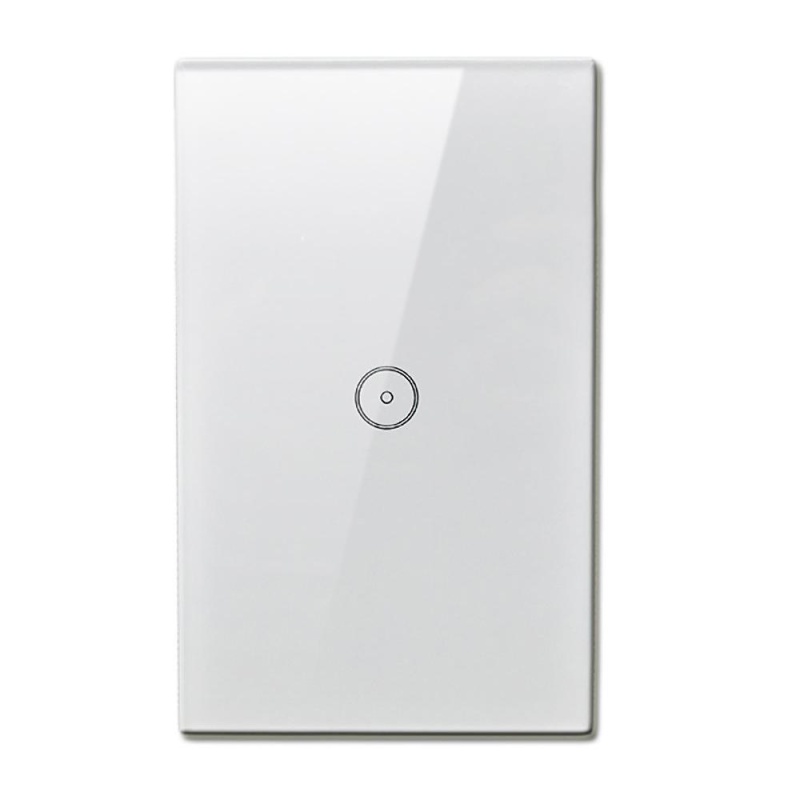 1pc Smart Home Wall Light Switch Touch Control Glass Panel US Plug 1 Gang - intl