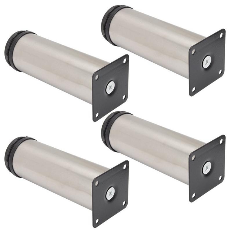 4pcs Adjule Furniture Feet Support Legs Stainless Steel Cabinet 4pcs Adjule Furniture Feet Support Legs Stainless Steel Cabinet Intl