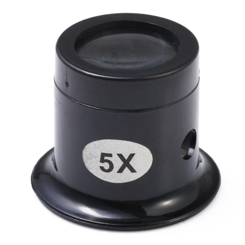 5X Eye Loupe Tool Glass Magnifier Watch Repair Tool (Black) - intl