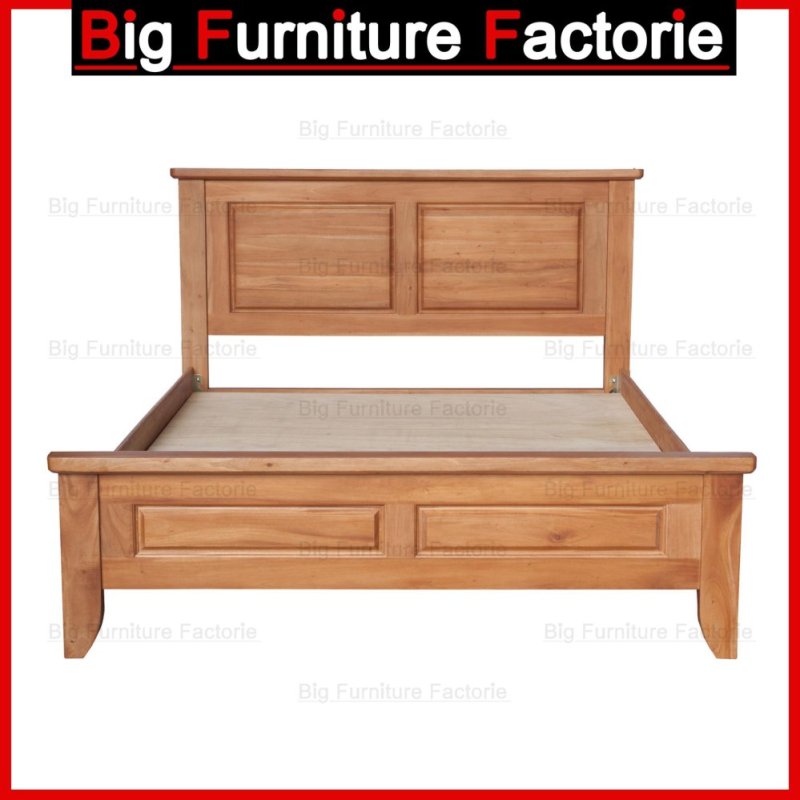 BFF-48-WB Solid Wooden Bed (Natural) – Super Single