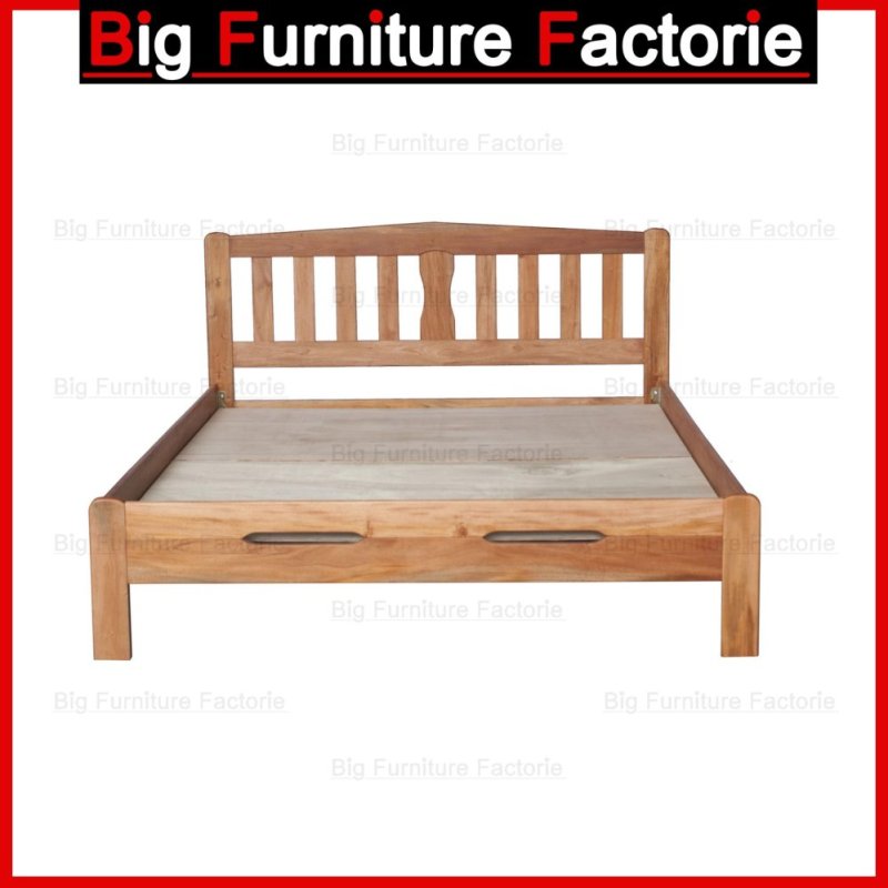 BFF-31-WB Solid Wooden Bed (Natural) – Single