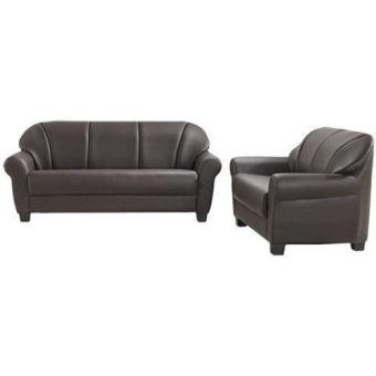 Bradford Leather Sofa 3 Seater (Dark Brown) (Free Delivery) June 2018 - 2 Bradford Leather Sofa 3 Seater (Dark Brown) (Free Delivery) - 2