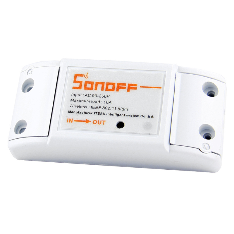 DIY Smart Wi-Fi Wireless Switch w/ ABS Shell Case for Home - White