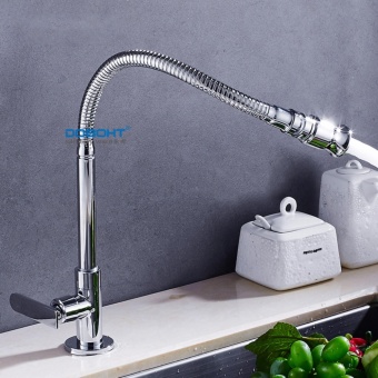 DOBOHT Brass Bathroom Sink Basin Kitchen Single Cold TapFaucet(Chrome) - Intl April 2018 - 2 DOBOHT Brass Bathroom Sink Basin Kitchen Single Cold TapFaucet(Chrome) - intl - 2