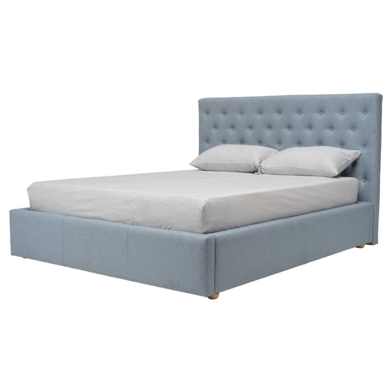 Emily Queen Size Bedframe - Aquamarine