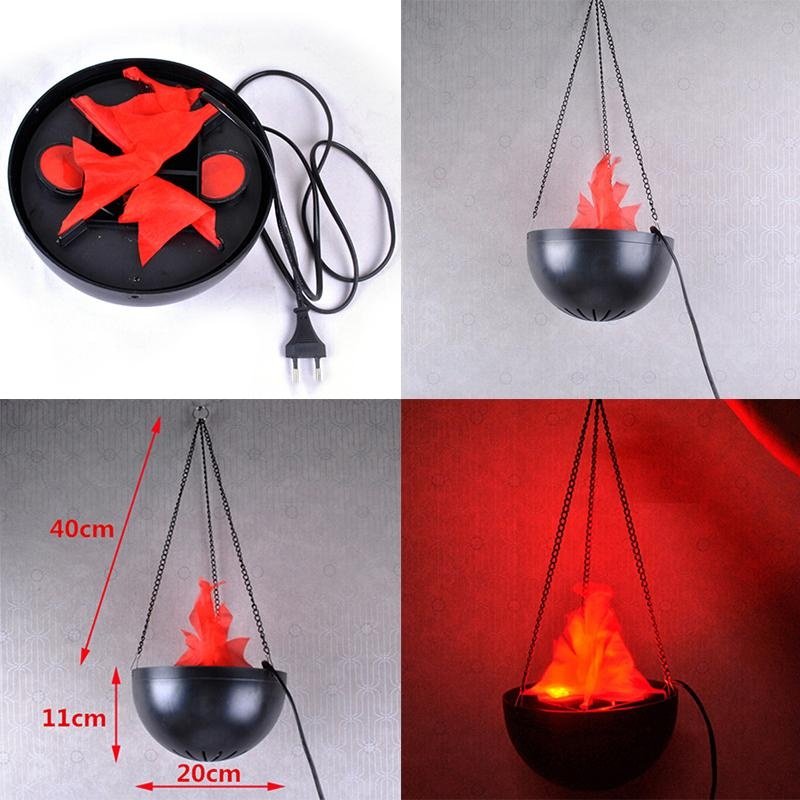 Flame Lamp With Artificial Fake Fire Light Party Flame Lamp With Artificial Fake Fire Light Party Decoration Realistic Intl