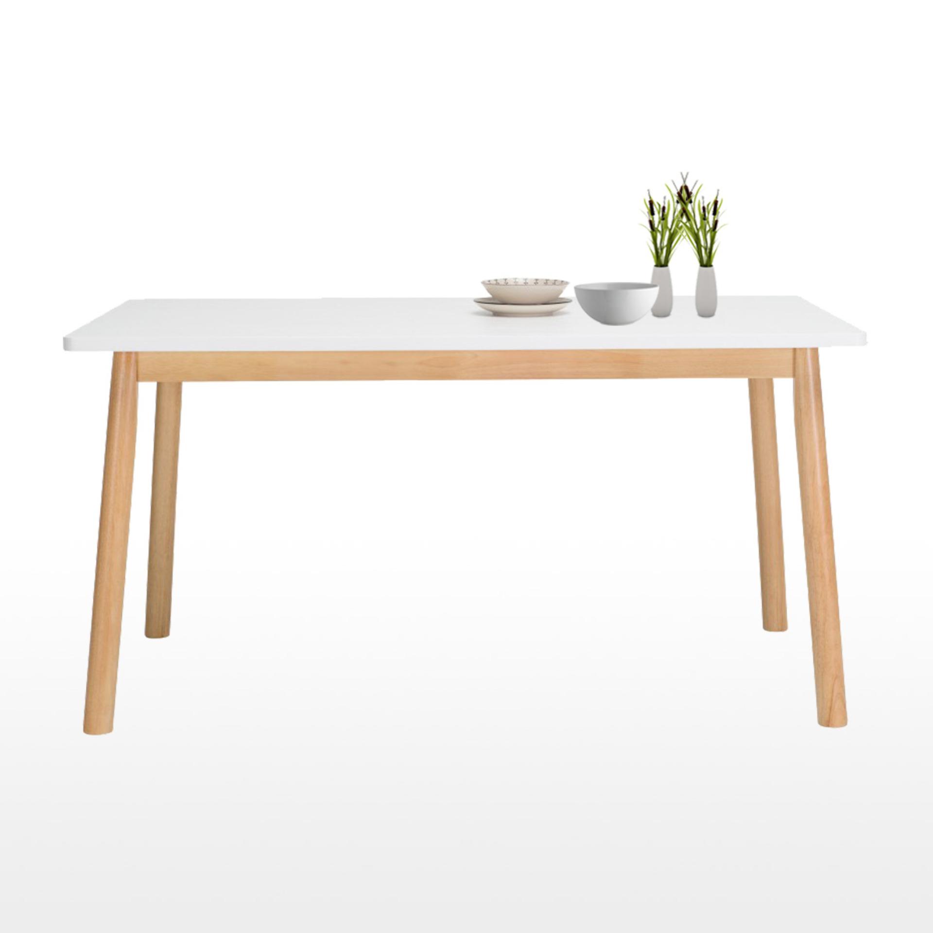Franklin Dining Table 4 6 Seater 1 5m White Top Singapore Franklin Dining Table 4 6 Seater 1 5m White Top