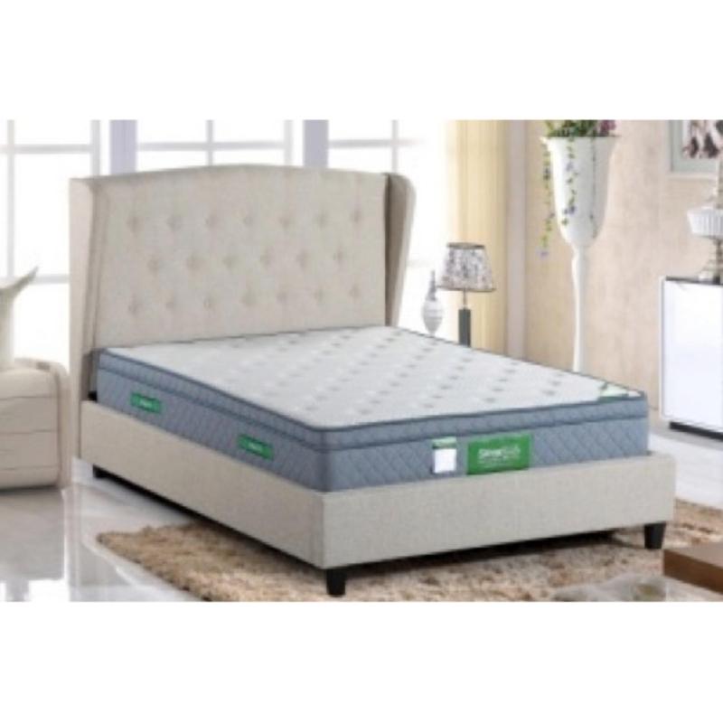 Gemini BF301 Bedframe Queen with Storage (Beige)