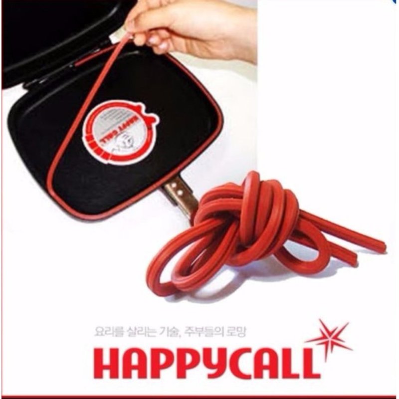 Happycall Double Sided Pan Silicone Gasket Sealer 2PCS for
Replacement (Red) - intl Singapore